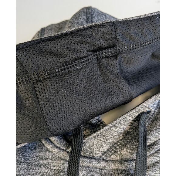 Adidas Womens Oversized Hoodie Medium Climawarm Activewear Dark Gray Heather - Picture 9 of 12